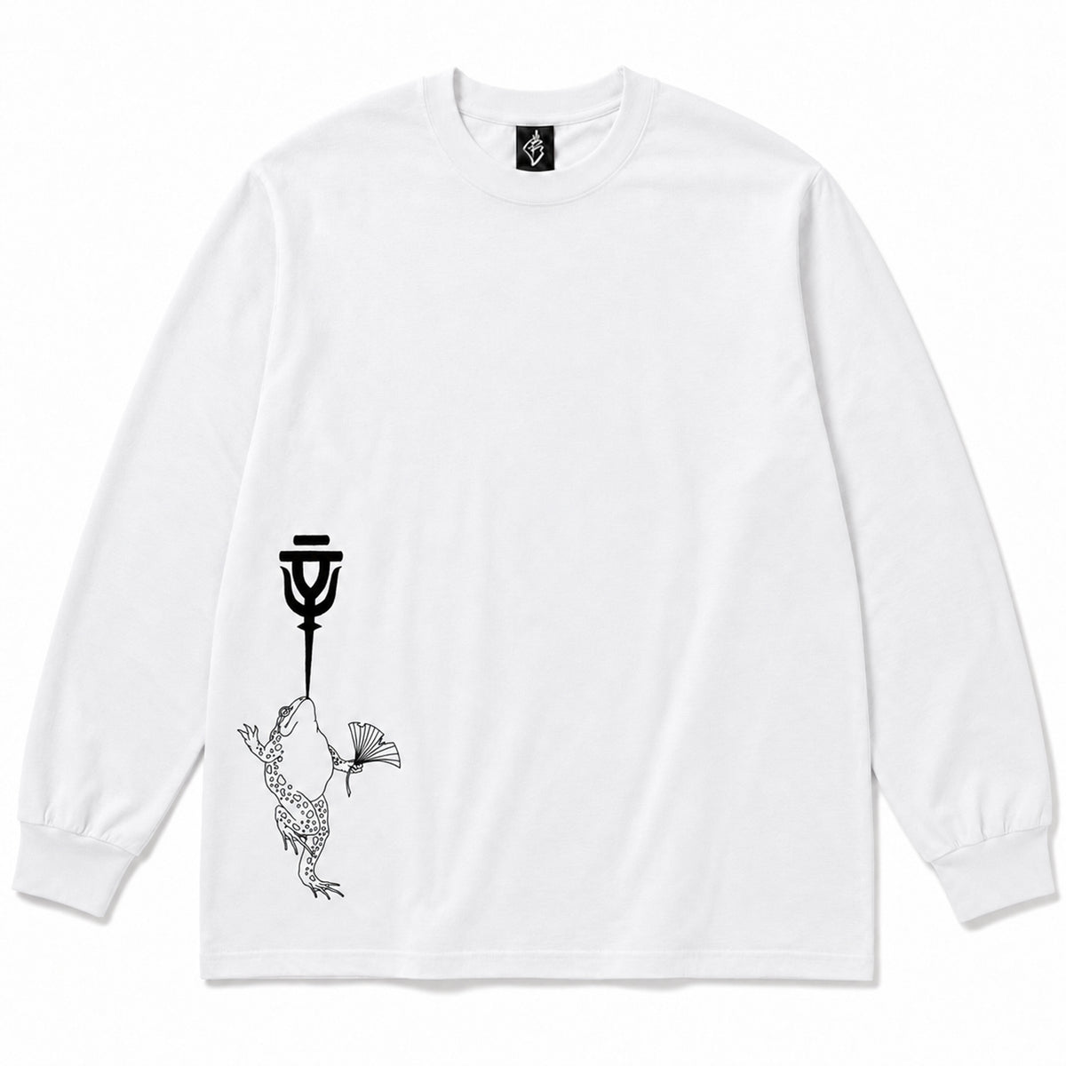 【四代目彫よし】BLACK DALLAS "鳳凰" LS/TEE ホワイト