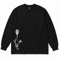 【四代目彫よし】BLACK DALLAS "鳳凰" LS/TEE ブラック