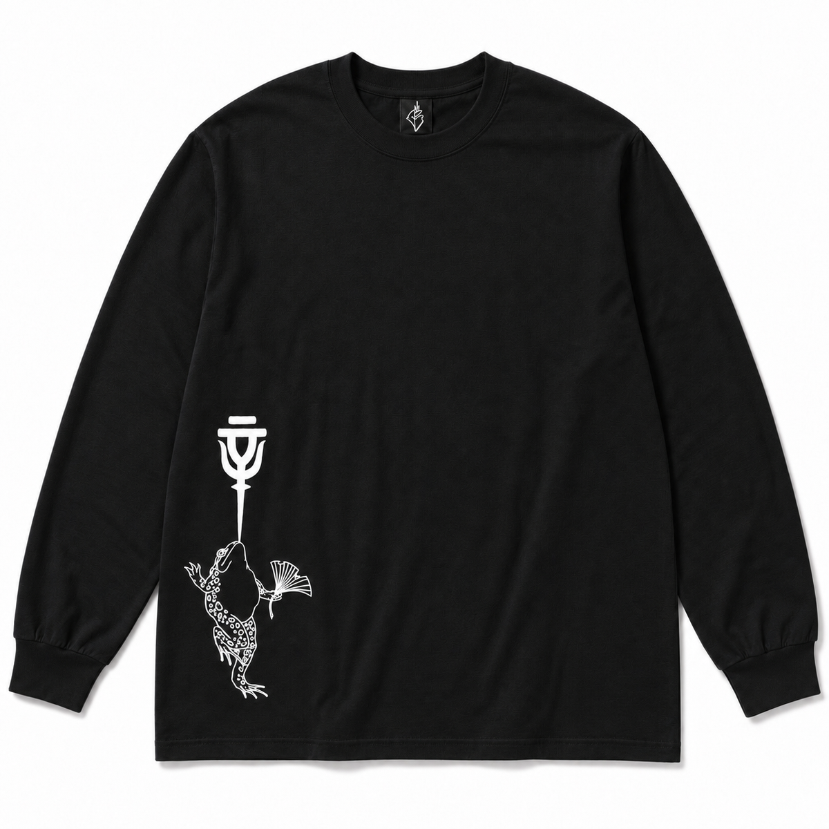 【四代目彫よし】BLACK DALLAS "鳳凰" LS/TEE ブラック