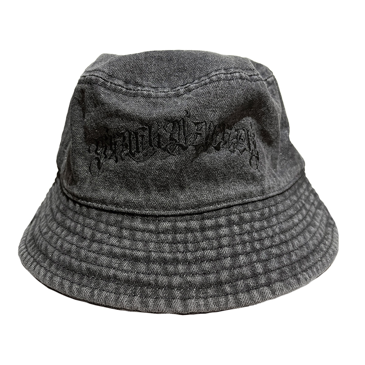 【USUGROW】BLACKDALLAS "ARCH LOGO" BUCKET HAT  デニム