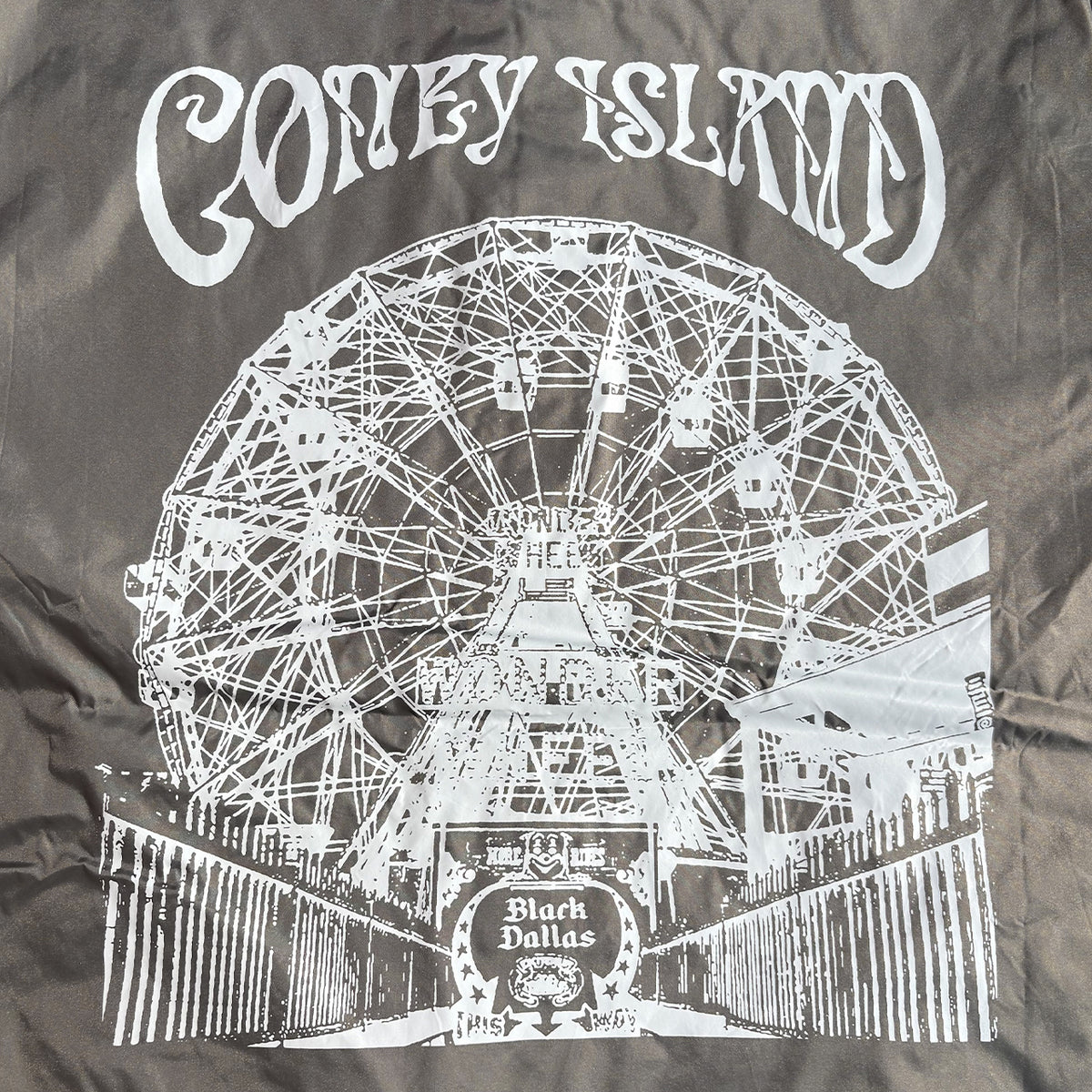 【Ketchup】BLACK DALLAS "WONDER WHEEL '79" Coach Jacket チャコール