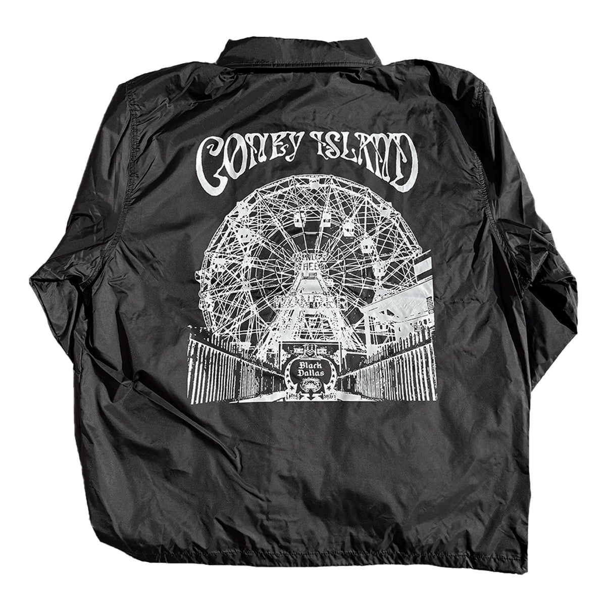 【Ketchup】BLACK DALLAS "WONDER WHEEL '79" Coach Jacket ブラック