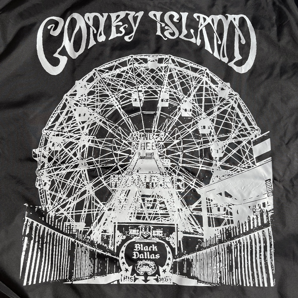 【Ketchup】BLACK DALLAS "WONDER WHEEL '79" Coach Jacket ブラック