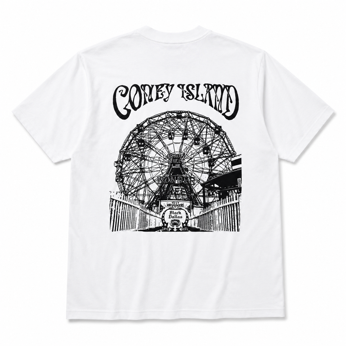 【Ketchup】BLACK DALLAS "CONEY ISLAND" TEE ホワイト