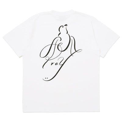 【USUGROW】PRAY TEE ホワイト