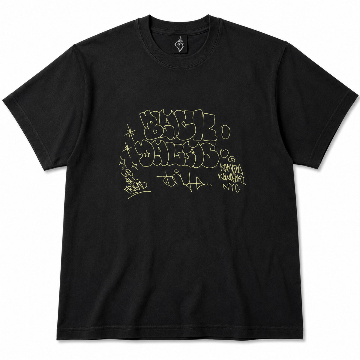 A-THUG x BLACKDALLAS TEE チャコール