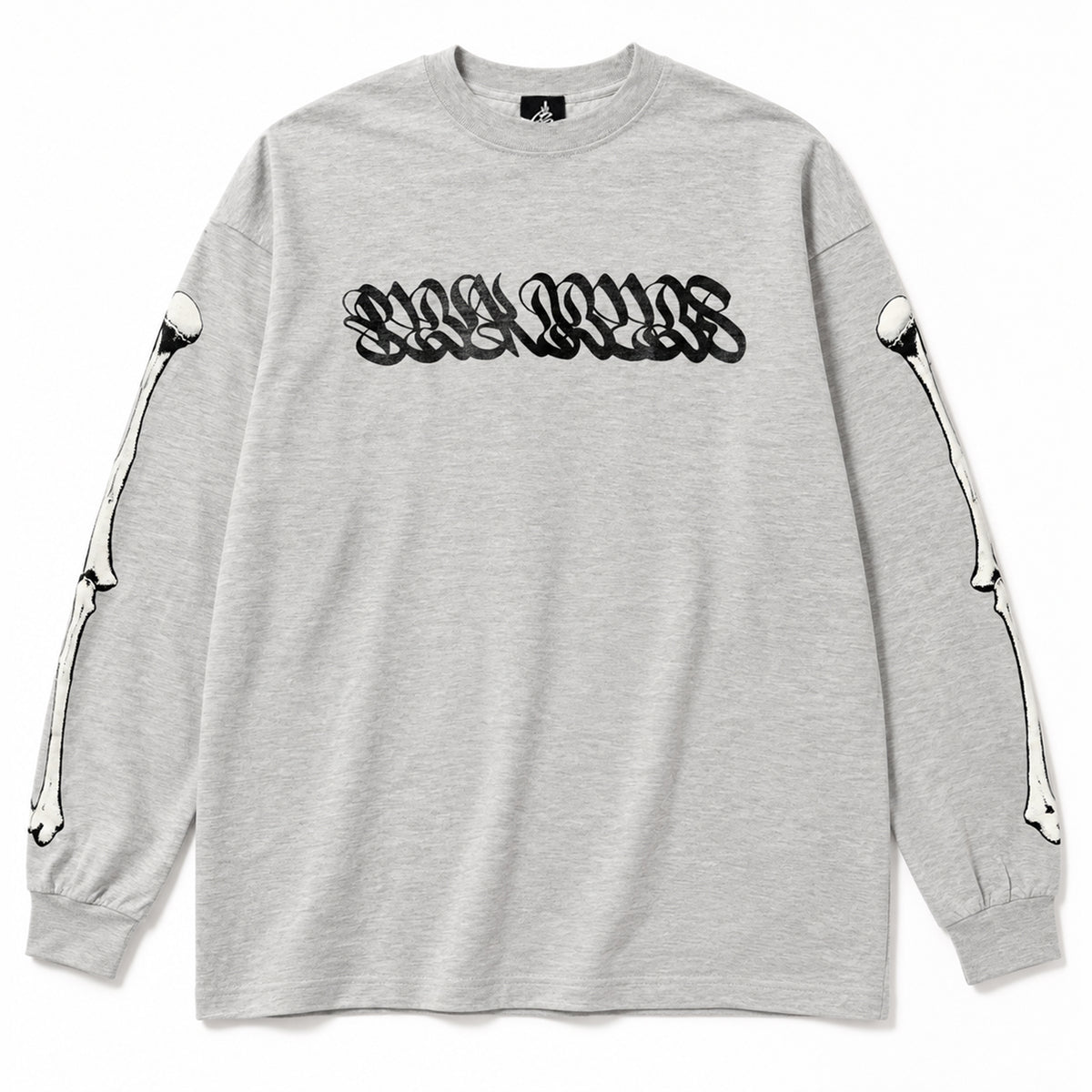【KHART】BLACK DALLAS "BD BONE" LS/TEE アッシュ