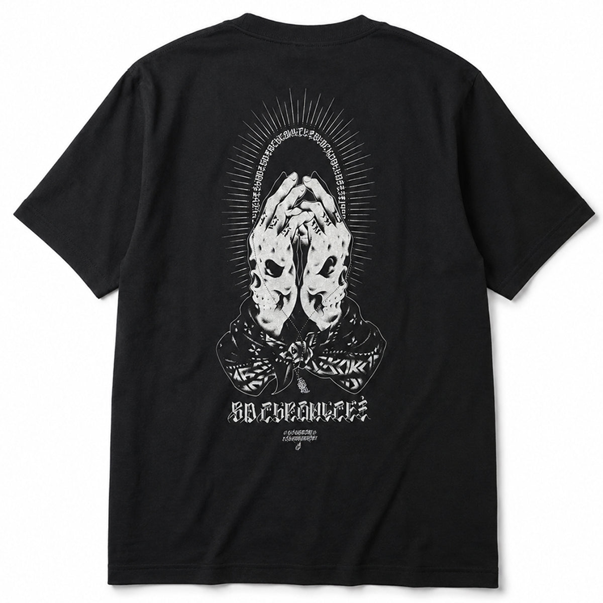 【USUGROW】BLACK DALLAS  "BD CHRONICLE" TEE ブラック