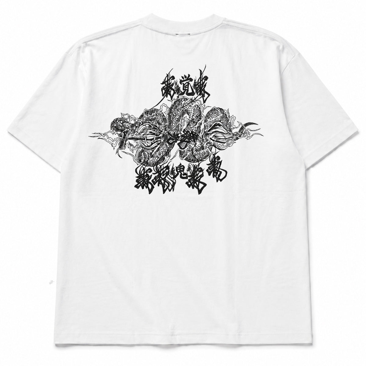 【DENSE】BLACK DALLAS "鬼蛇" TEE ホワイト