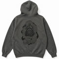 【DENSE】BLACK DALLAS "続く..." HOODIE チャコール
