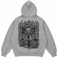 【DENSE】BLACK DALLAS "縁" HOODIE グレー