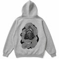 【DENSE】BLACK DALLAS "続く..." HOODIE グレー