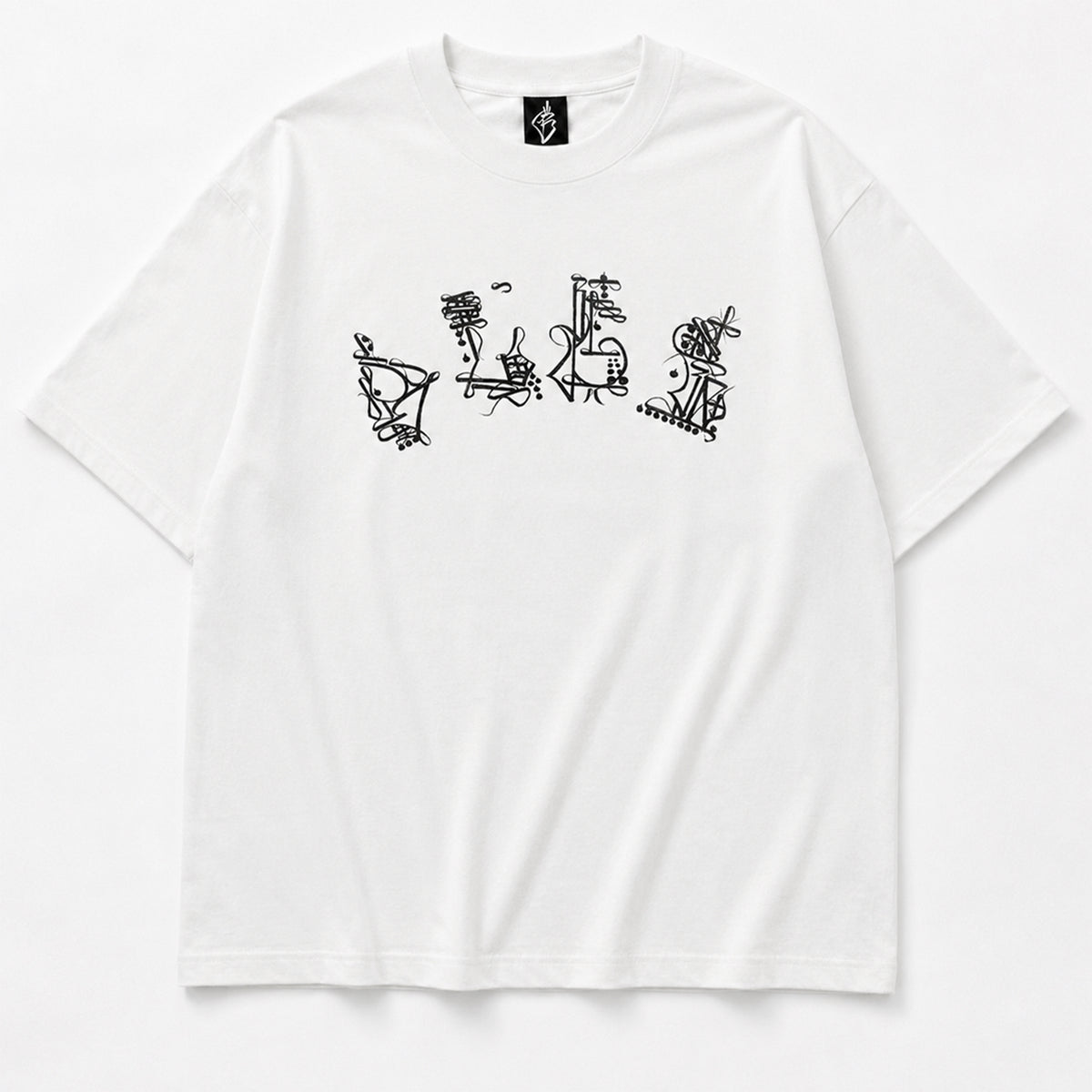 【ESSU】BLACK DALLAS "ぶらっくだらすう" TEE ホワイト