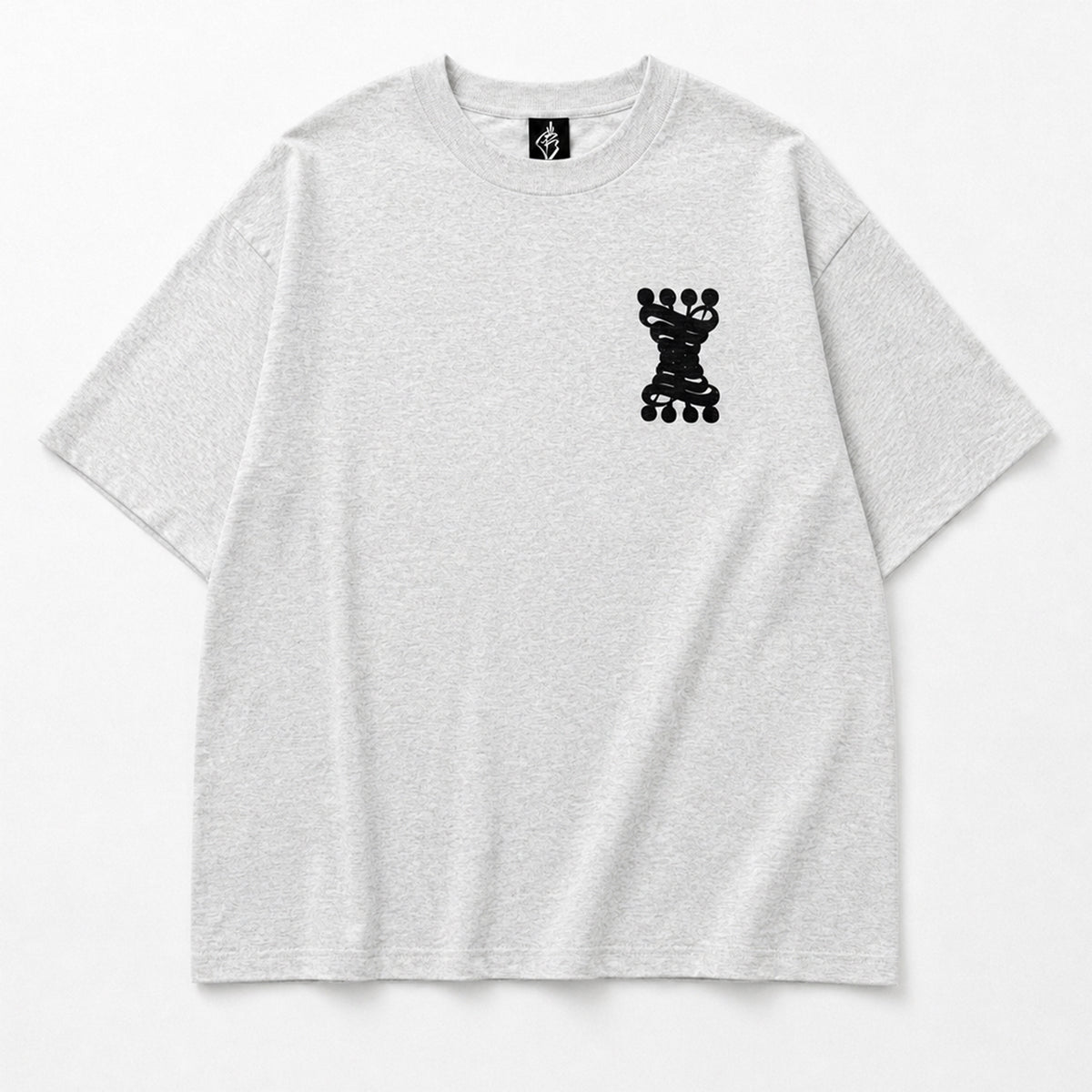 【ESSU】BLACK DALLAS "プラトン曼荼羅" TEE アッシュ