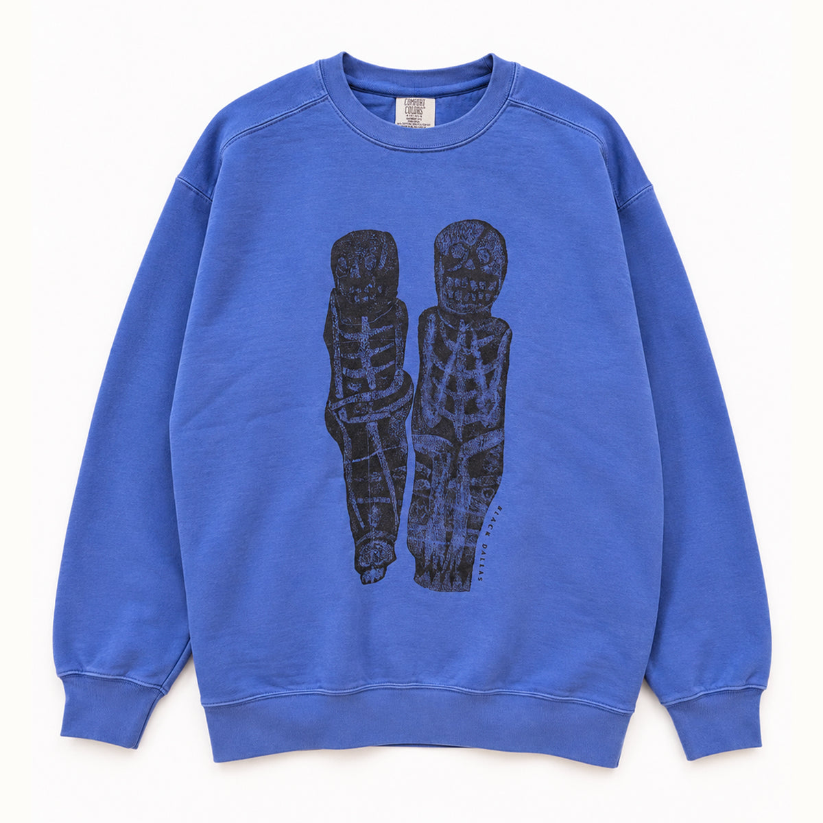 【JUN KANEKO】BLACK DALLAS "Spell Of Restoration " SWEAT ライトブルー