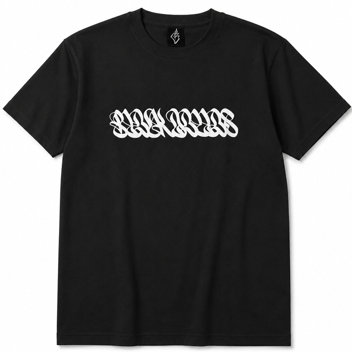 【KHART】 BLACK DALLAS "初期衝動" TEE ブラック