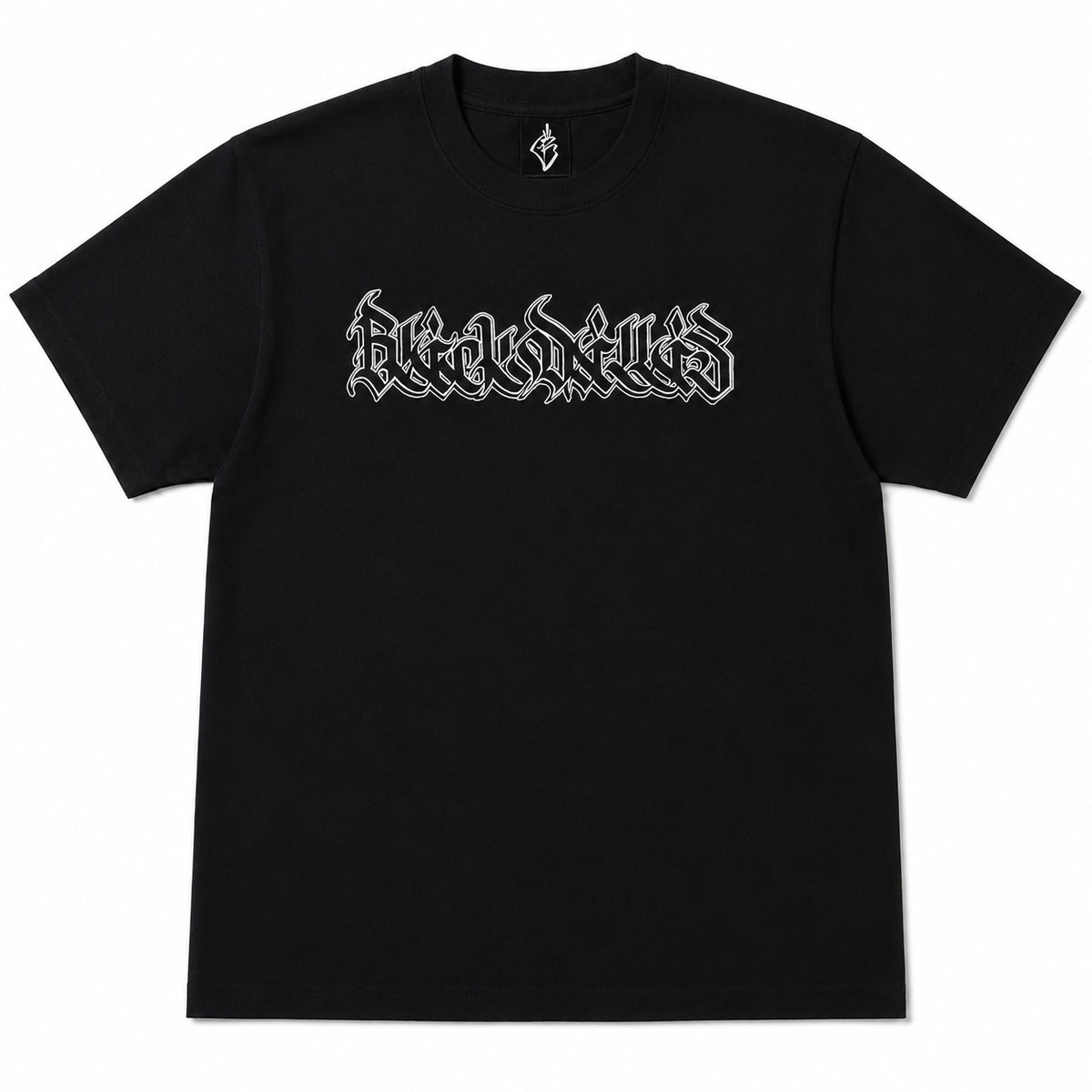 【MOZYSKEY】BLACK DALLAS  "KAKUSHIN LOGO" TEE ブラック