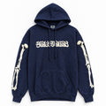 【KHART】BLACK DALLAS "BD BONE" HOODIE ネイビー