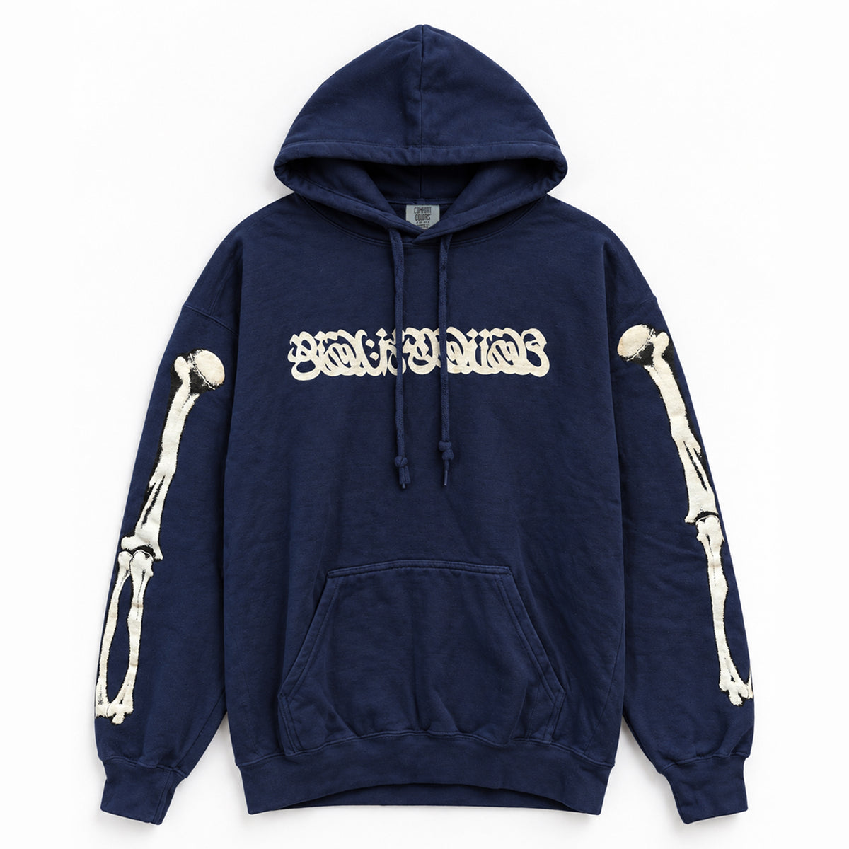 【KHART】BLACK DALLAS "BD BONE" HOODIE ネイビー