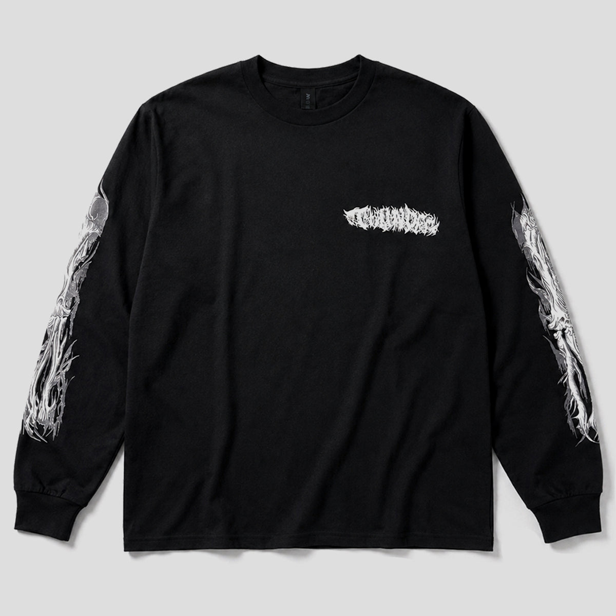 【THUNDER】DENSE "BONE AND FLAMES" 1点物TEE 【Lサイズ】