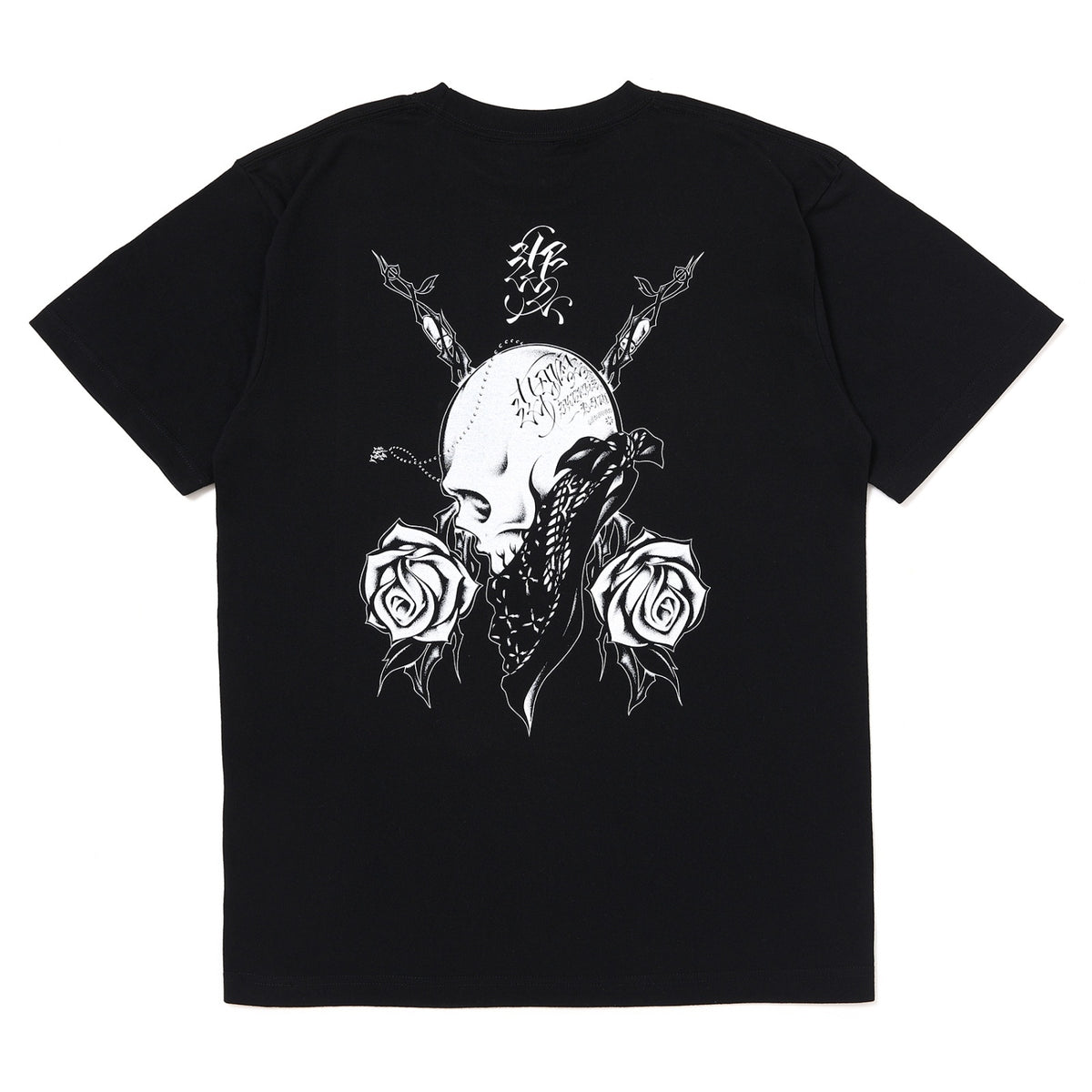 【USUGROW】BEAUTIFUL THORNS TEE ブラック