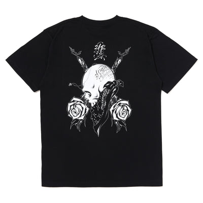 【USUGROW】BEAUTIFUL THORNS TEE ブラック