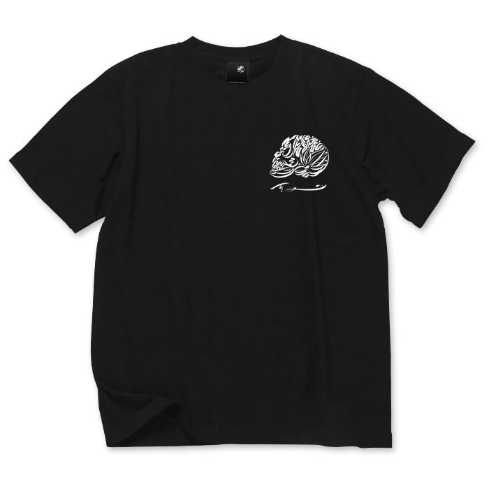 【USUGROW】LIFE SKULL TEE ブラック