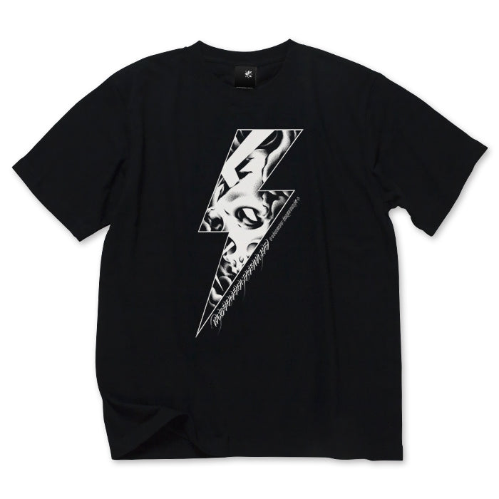 【USUGROW】RIDE THE LIGHTNING TEE ブラック