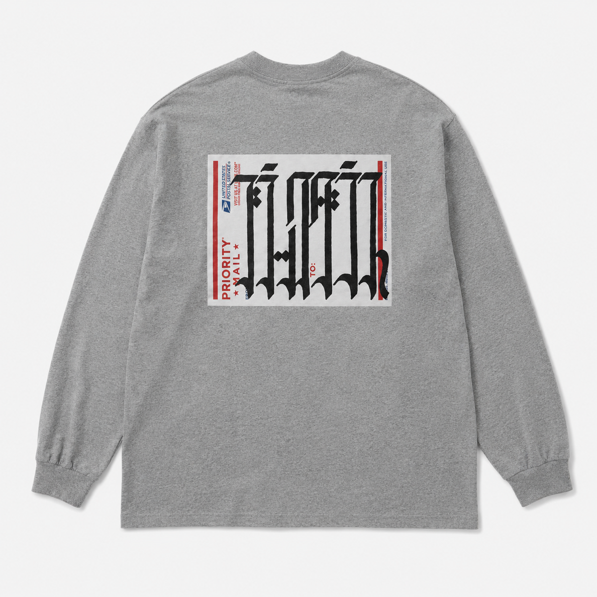 【山田丸】BLACK DALLAS "USPS" LS/TEE グレー
